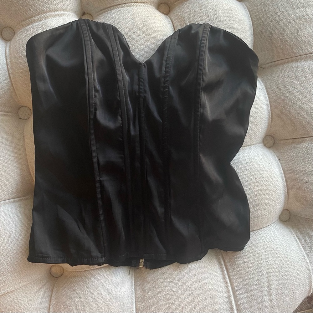 Missguided+ Black Corset Top